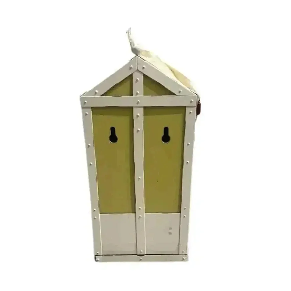 MARJOLEIN Bastin Guest House Green Metal Birdhouse Hallmark